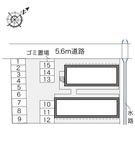 岐阜市茜部寺屋敷２丁目 月極駐車場